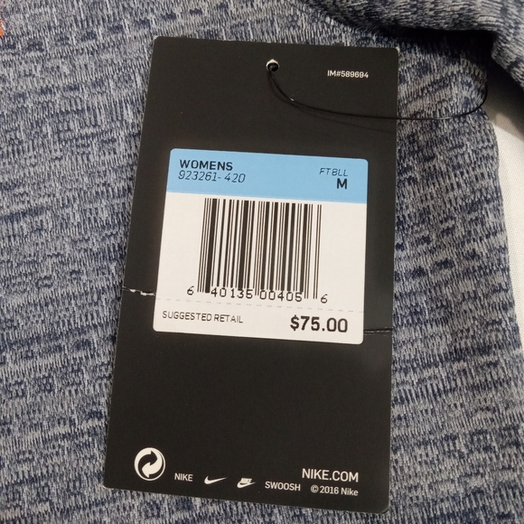 Nike Women's Gray Quarter-Zip Top Size Medium NWT - Picture 12 of 16